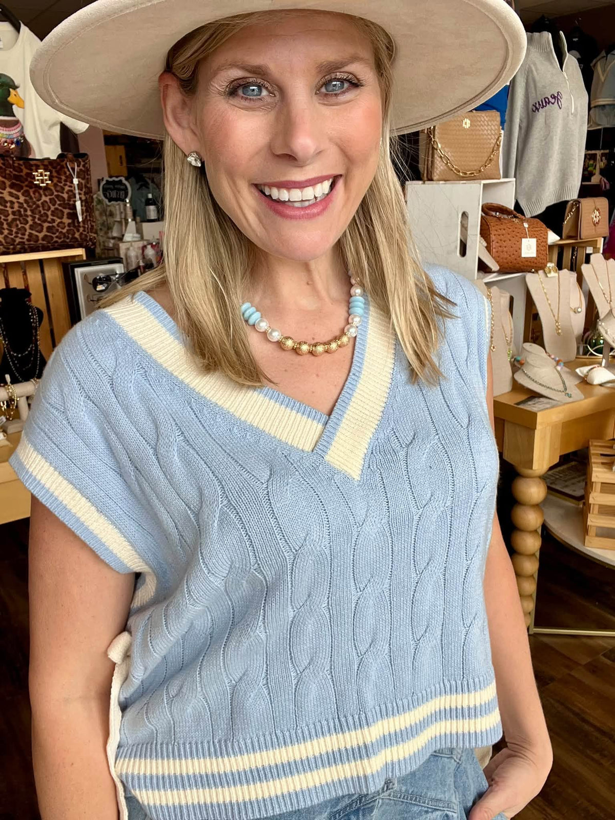 Tied Up Sweater Vest
