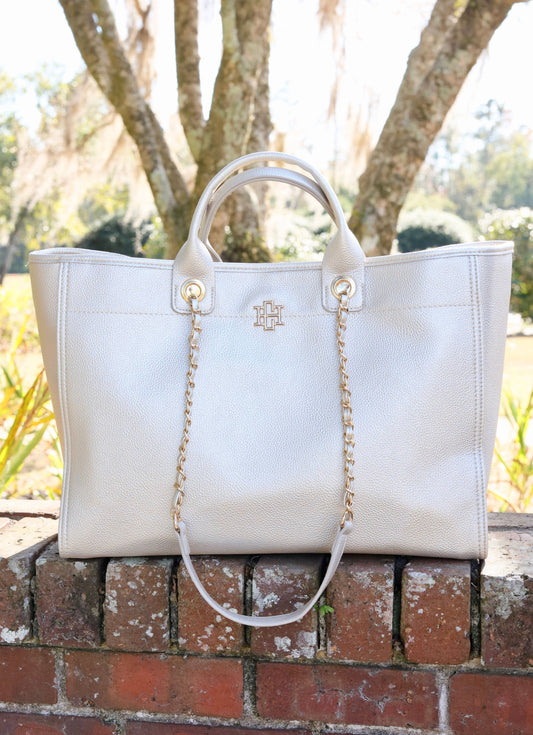 Caroline Hill - Melissa Tote Bag PEARL