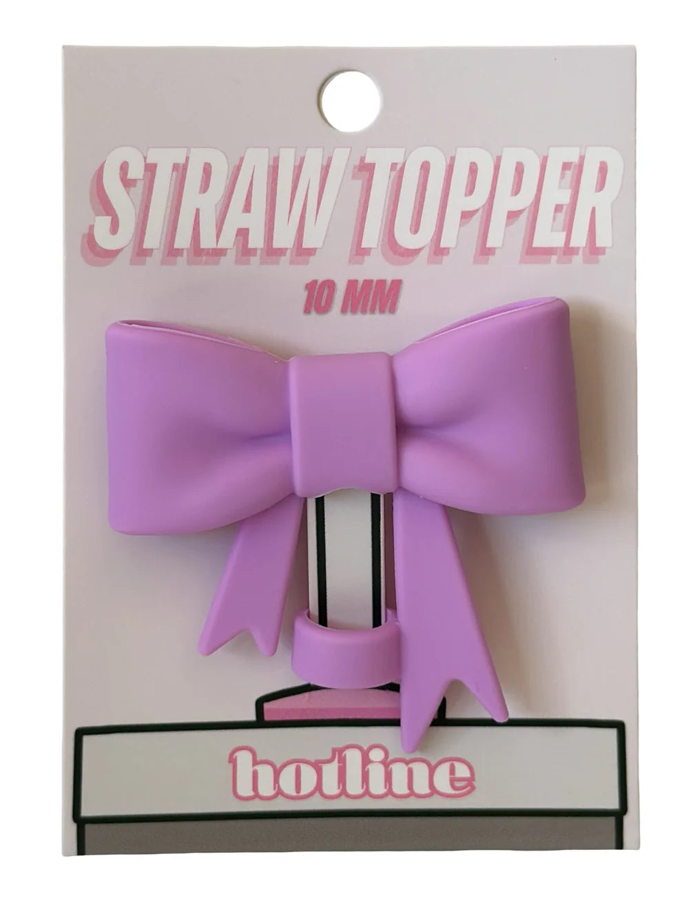 Bow Straw Toppers
