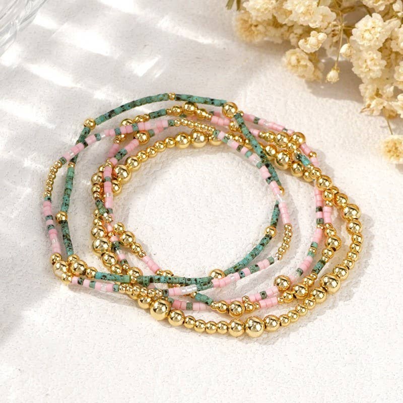 Natural Stone Bracelet Set