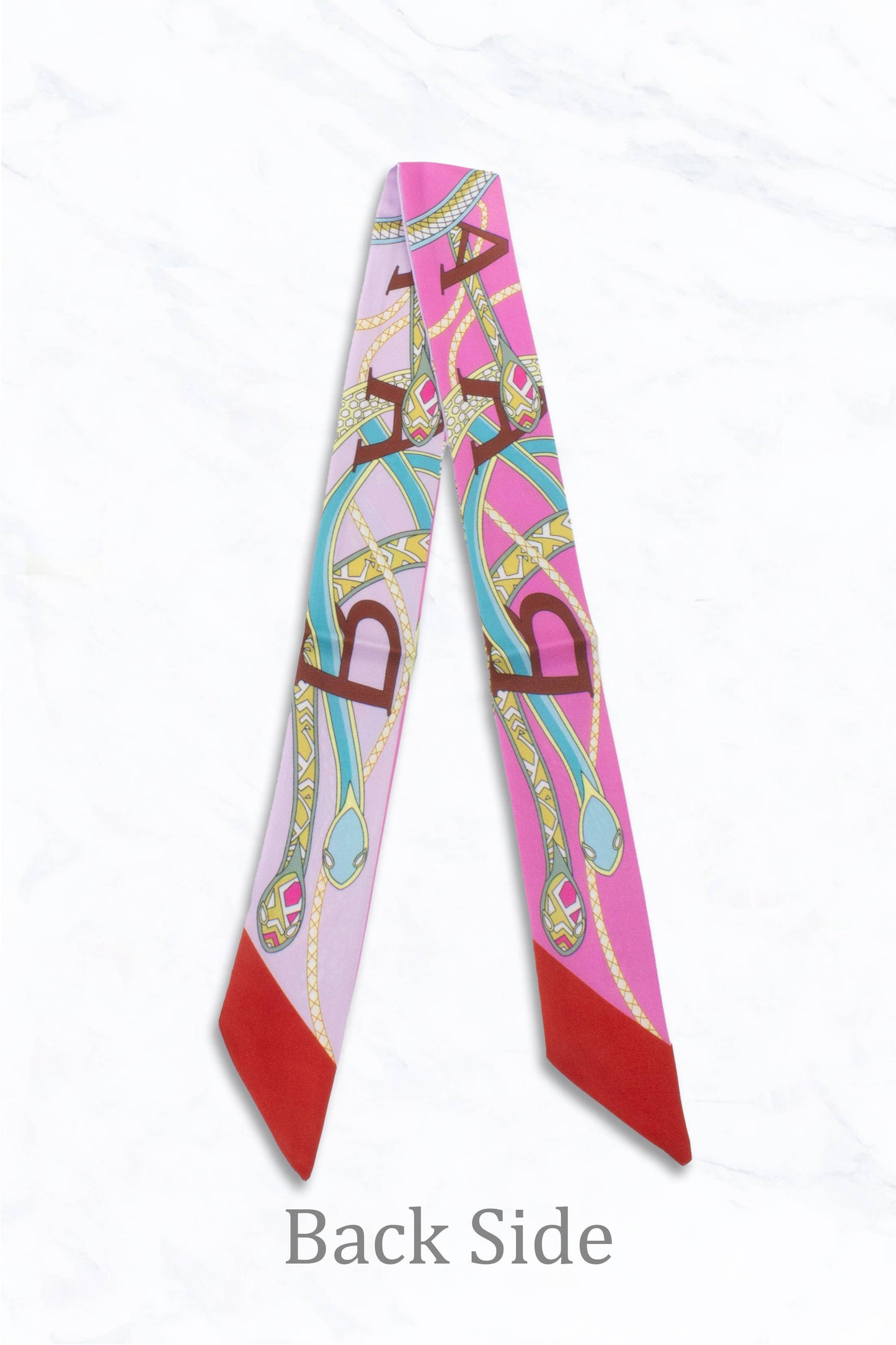 Elegant Snake Rope Accent Thin Scarf