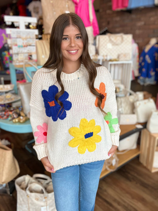Flower Power Sweater
