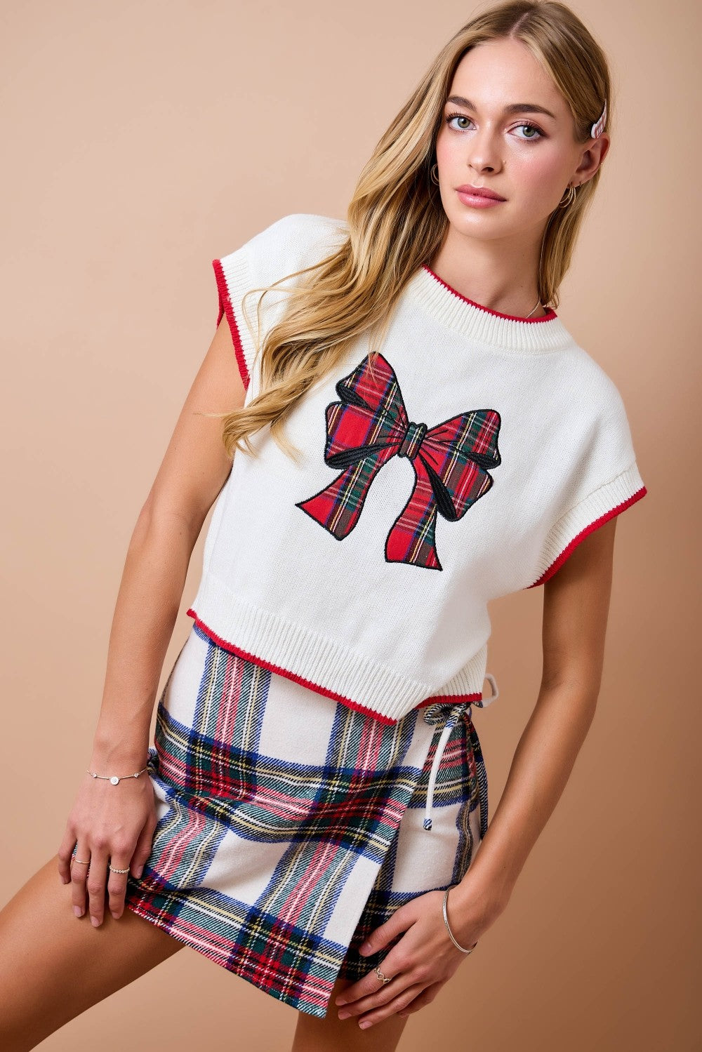 Christmas Bow Sweater