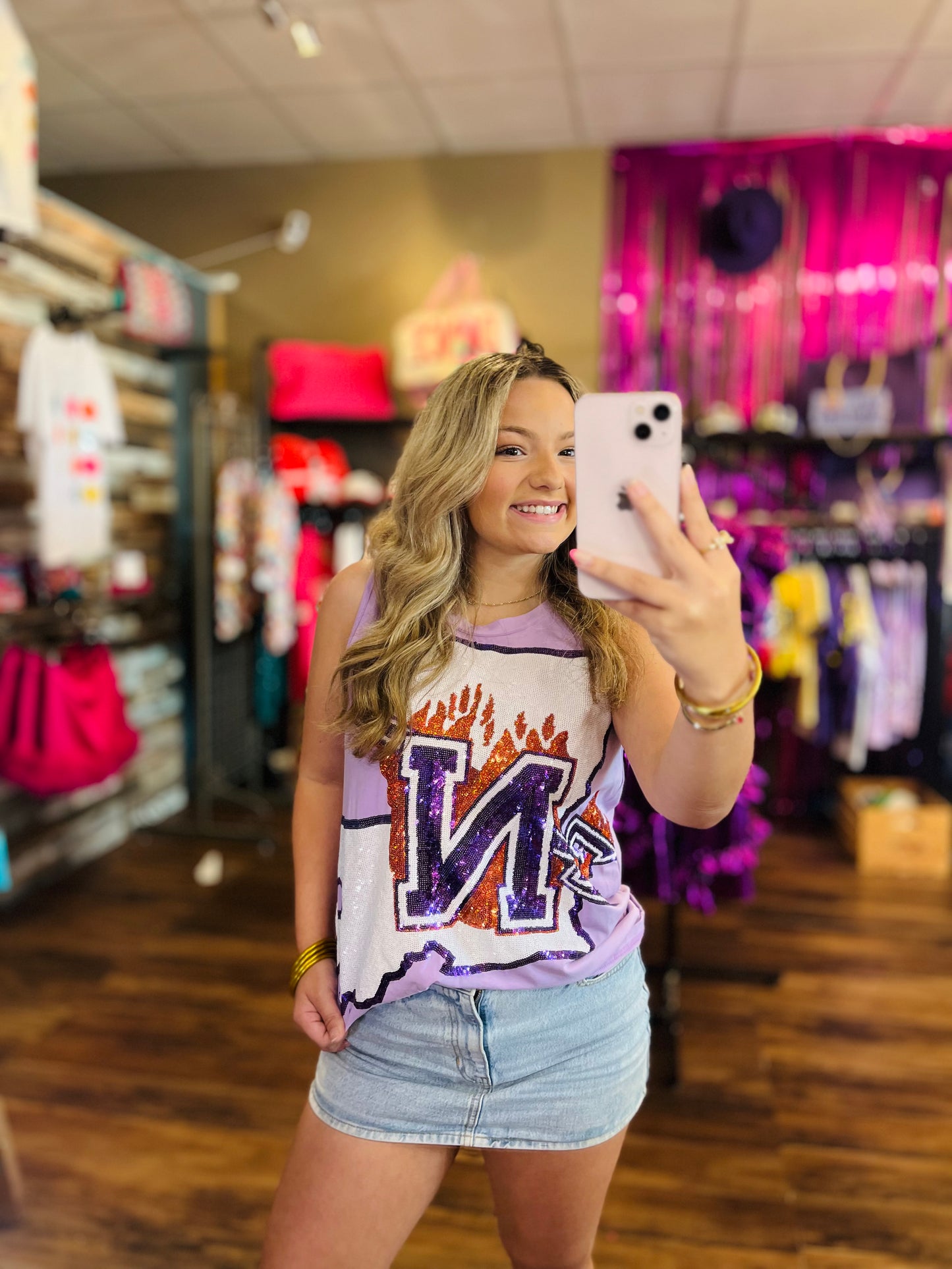 Northwestern State University (Licensed) | Sequin Tank