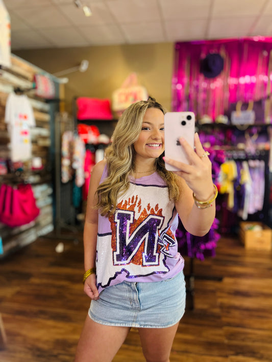 Northwestern State University (Licensed) | Sequin Tank
