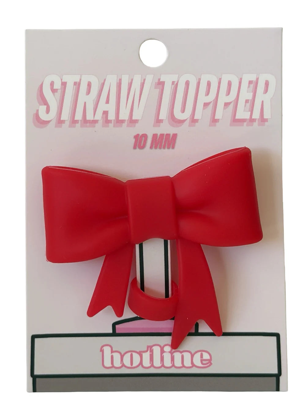 Bow Straw Toppers