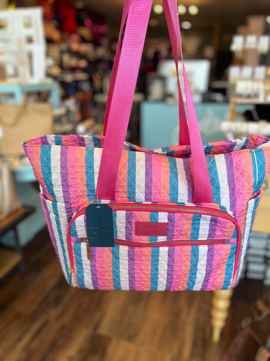 Striped Weekender