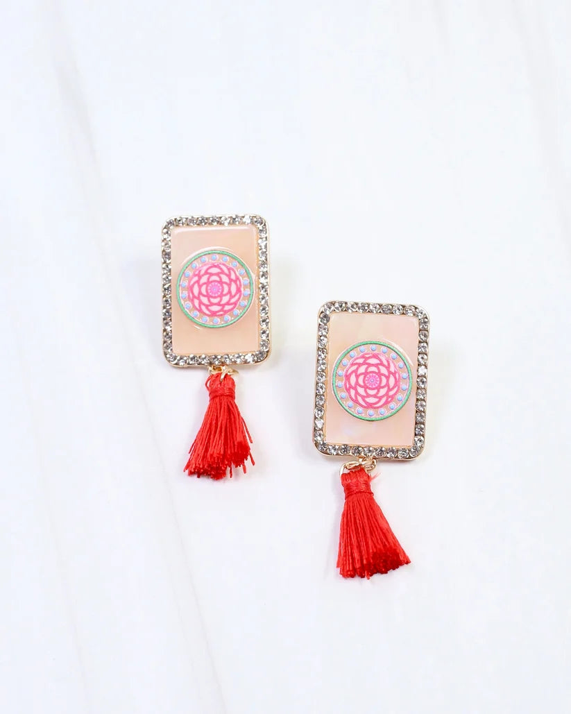 Mahjong Earrings