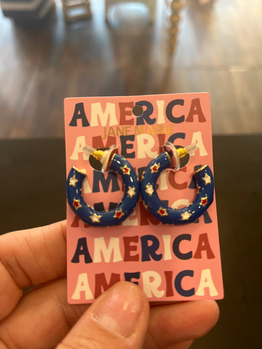 JM Patriotic Earrings