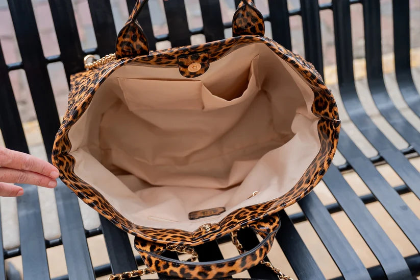 Missy Tote Spotted Patent