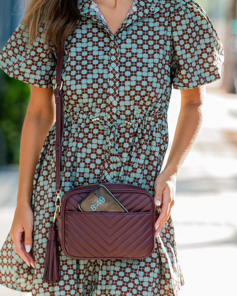 Greer Crossbody Burgundy VQ