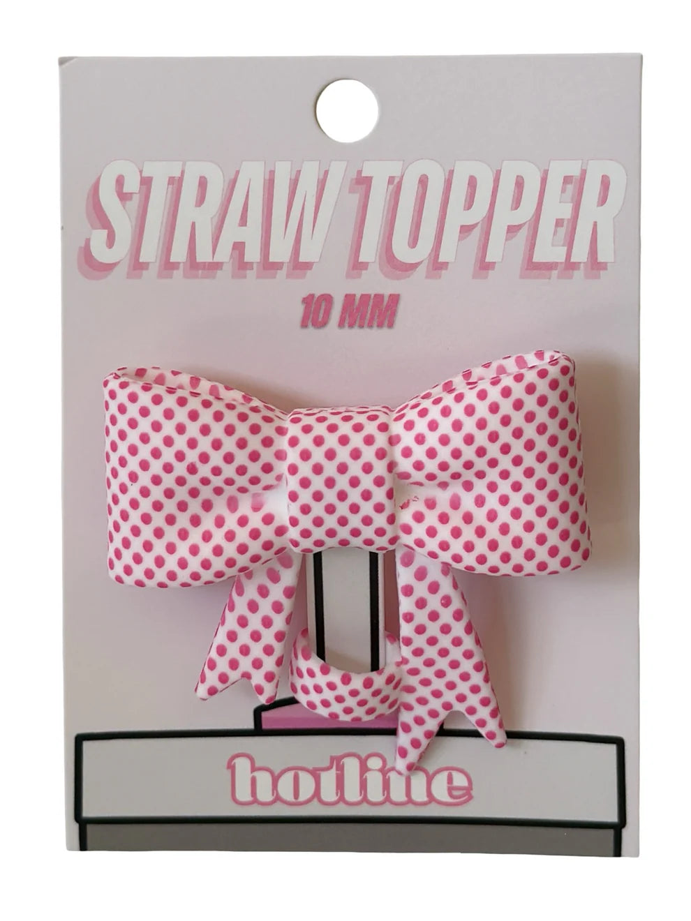 Bow Straw Toppers