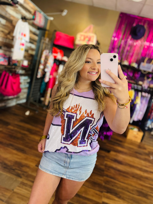 Northwestern State University (Licensed) | Sequin Tank