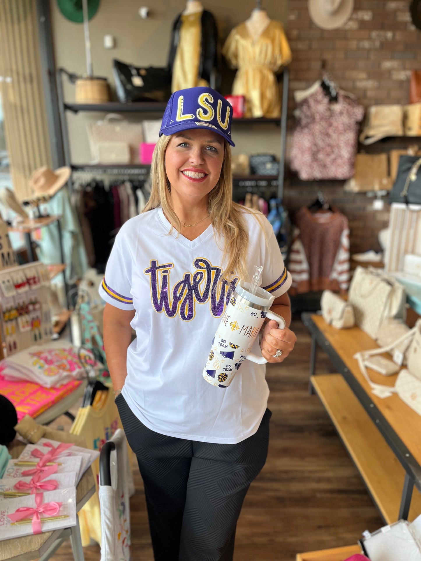 Sequin Tigers Blouse