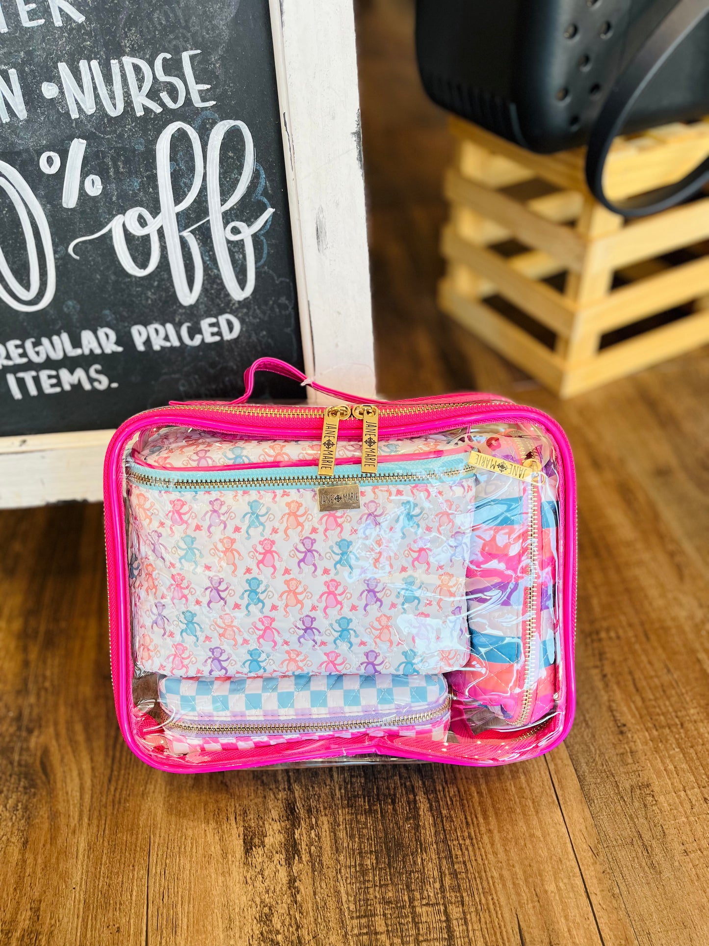 Clear Travel Organizer Set