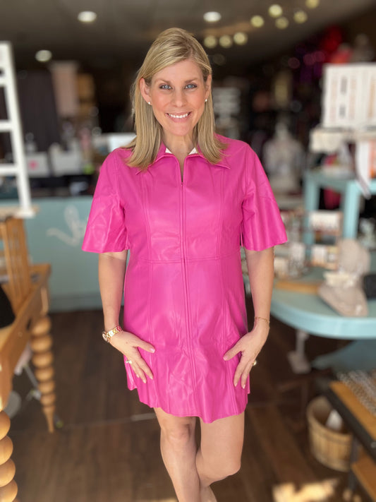 Barbie Faux Leather Dress