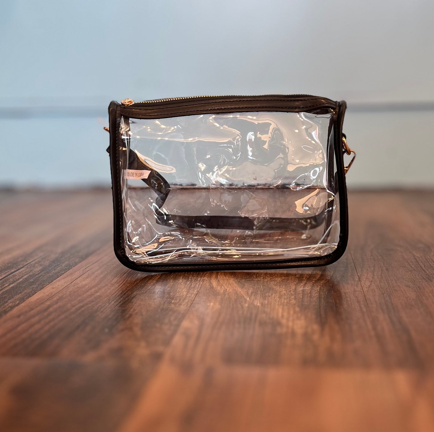 Clear & Leather Purses