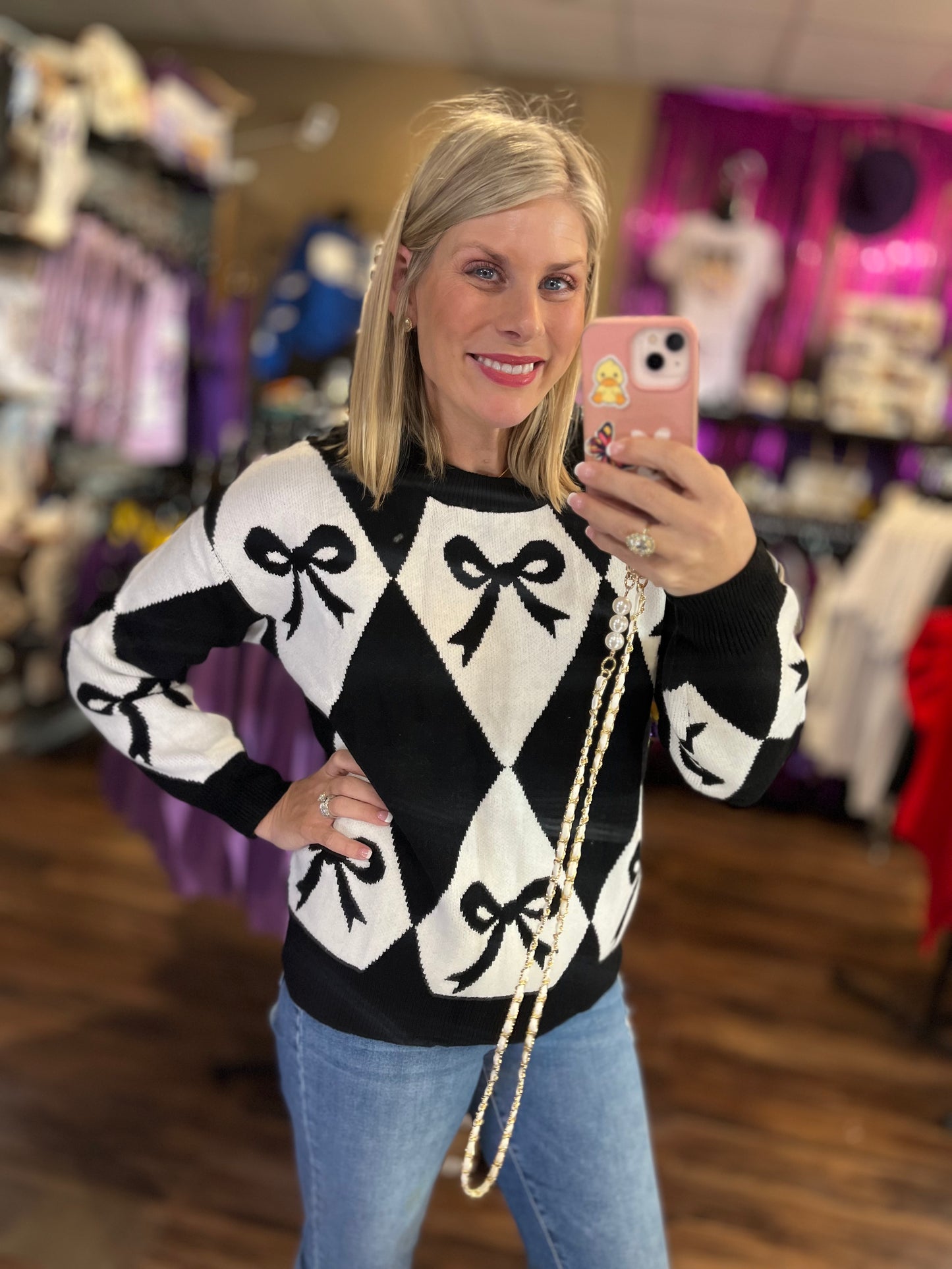 About the Bows Sweater