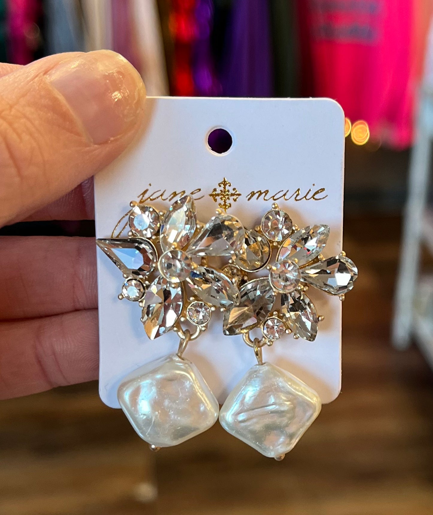 JM Crystal Earrings