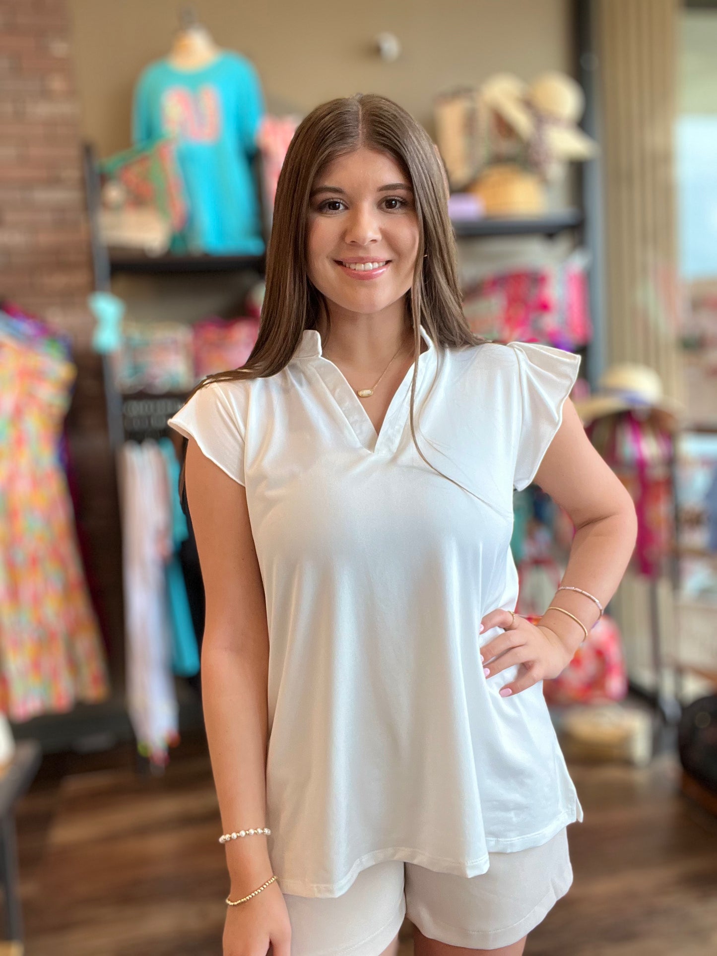 The Nicole V Neck