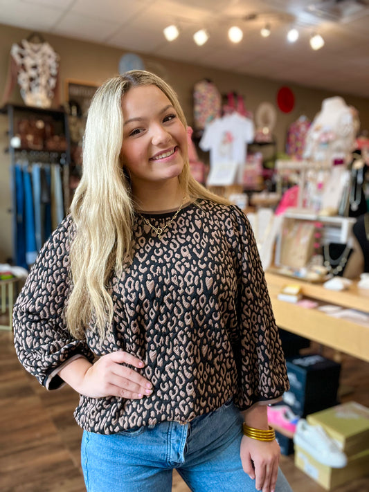 Leopard Blouse