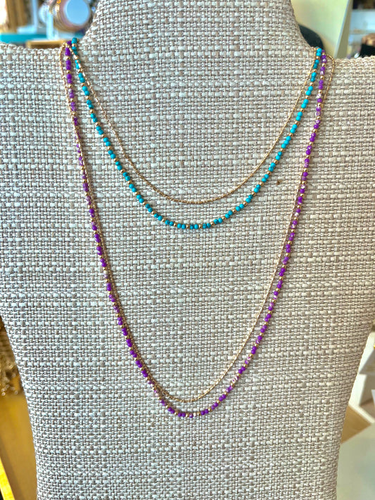 Dainty Double Layer Necklaces
