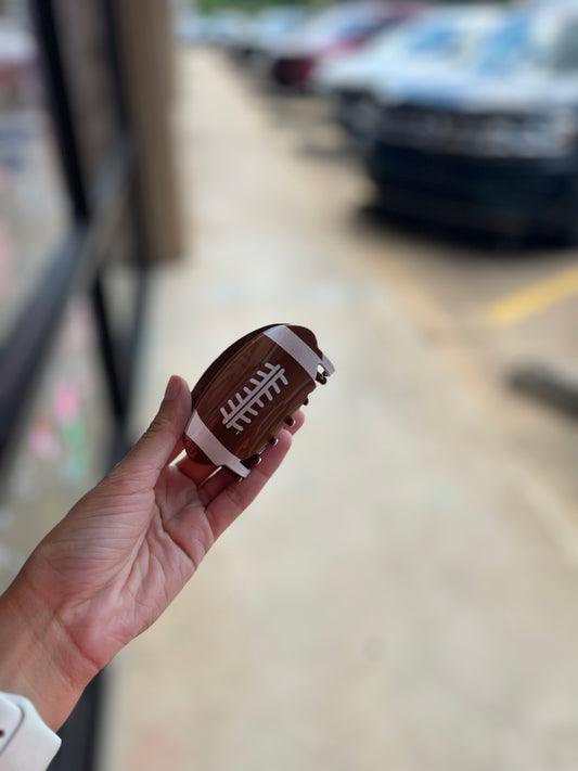 Football Hair Clip