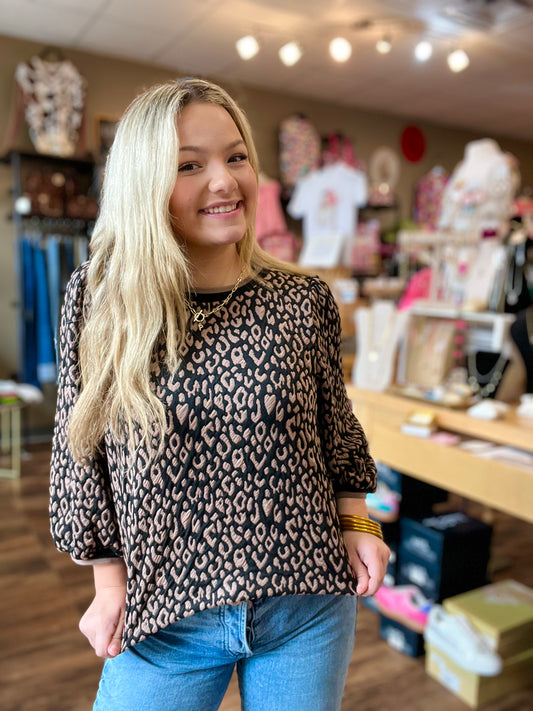 Leopard Blouse
