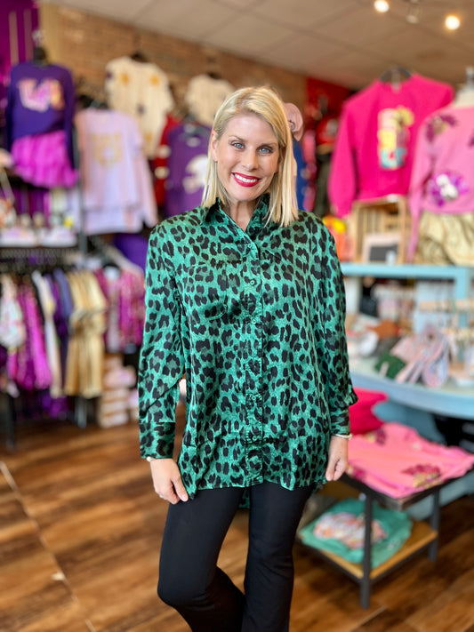 Glam Leopard Tunic