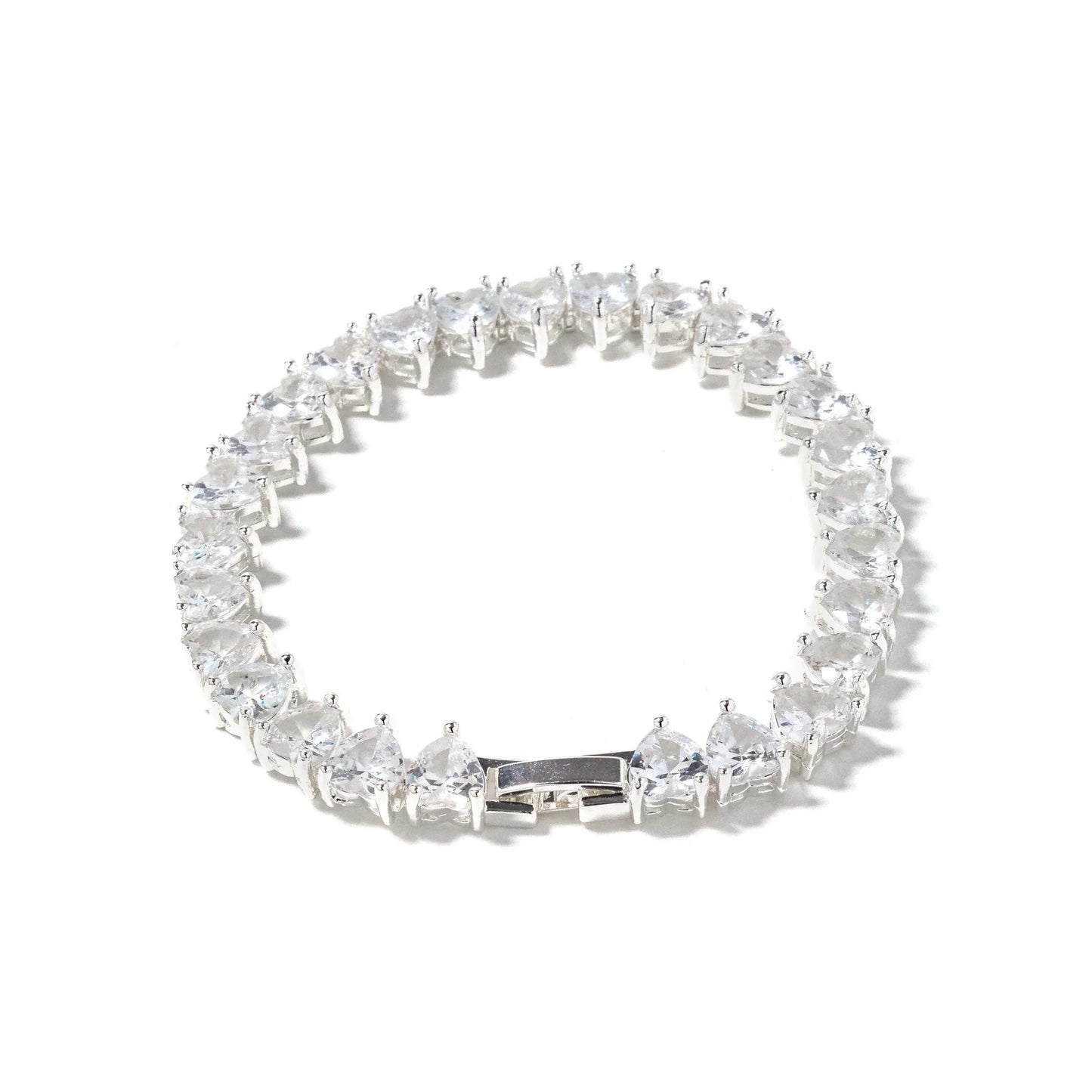 Erimish Heart Tennis Bracelet