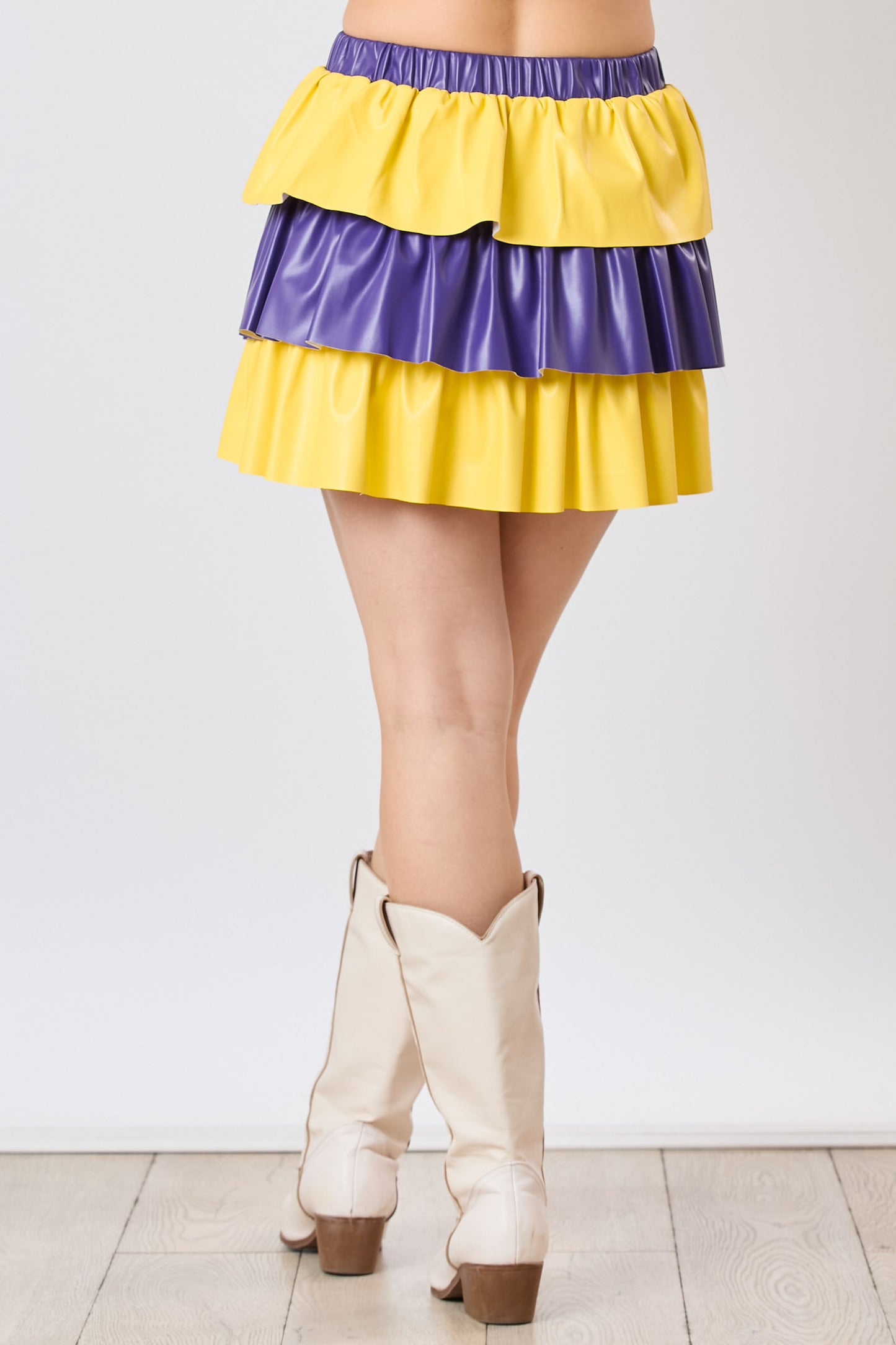 Pleather Gameday Skirt