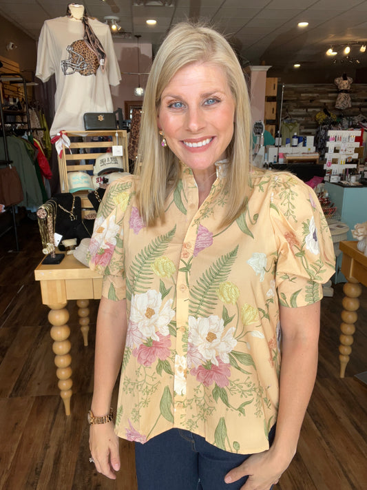 Vanilla & Flowers Blouse