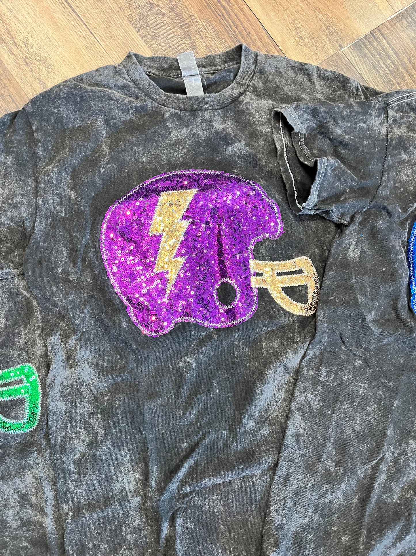 Sequin Helmet Tee