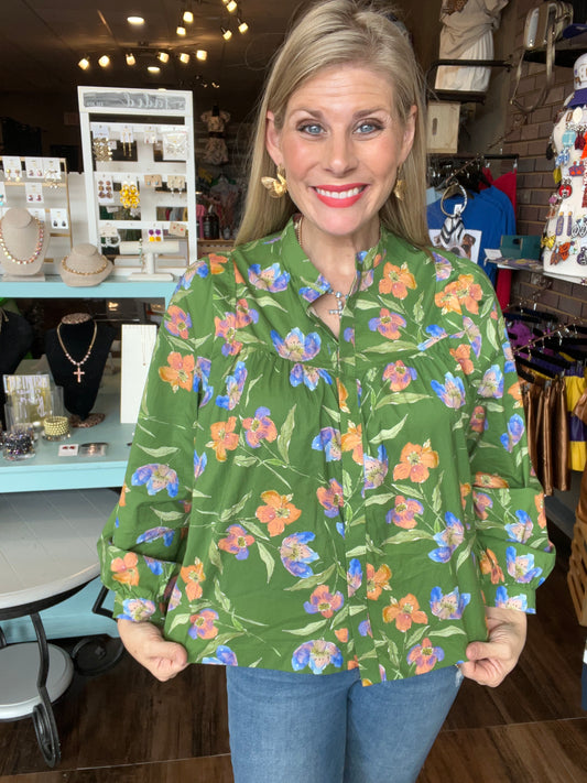 Mossy Garden Blouse