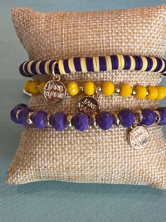 JM Purple & Gold Singles