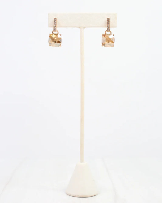 Jonell CZ Stone Earring Champagne