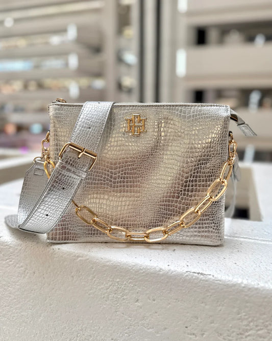 Ariana Crossbody Silver EC