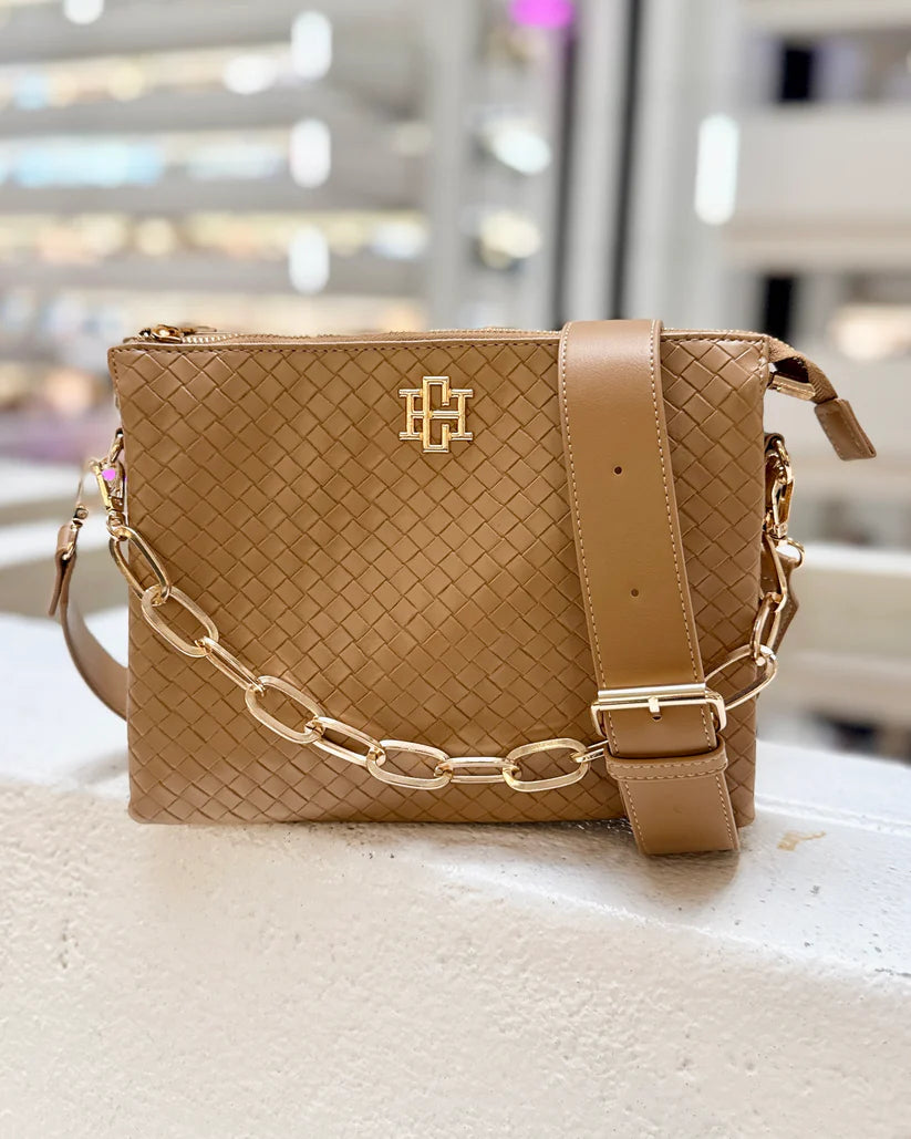Ariana Crossbody WOVEN Tan
