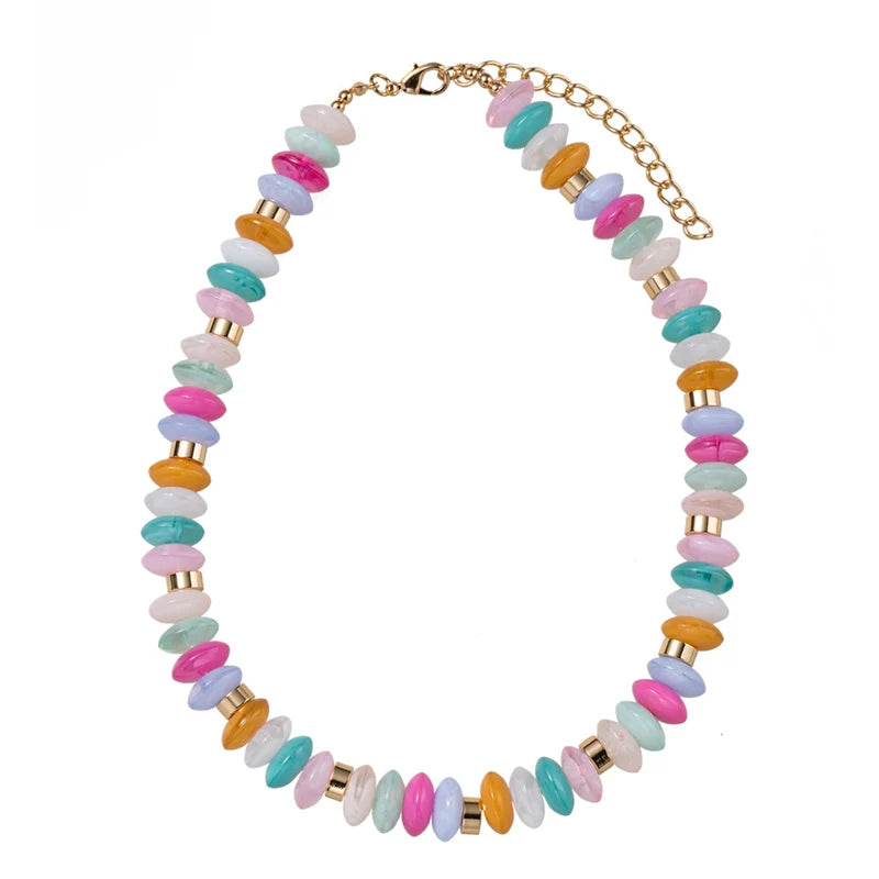 Rondelle Beaded Necklace