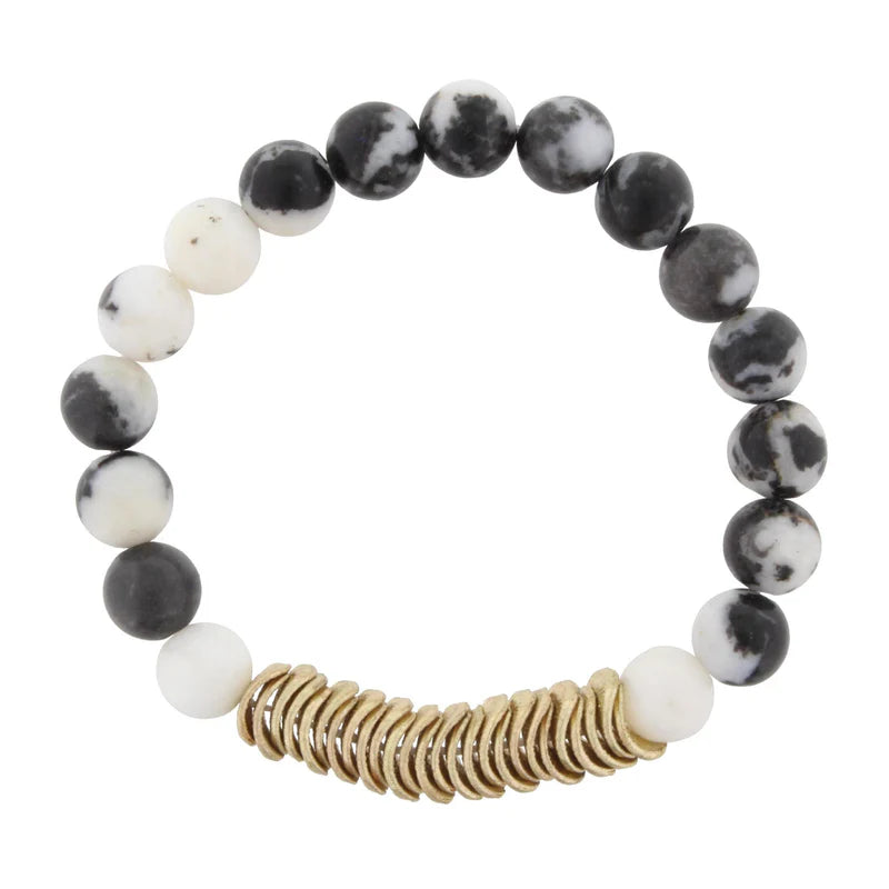 JM Natural Stone Stretch Bracelets