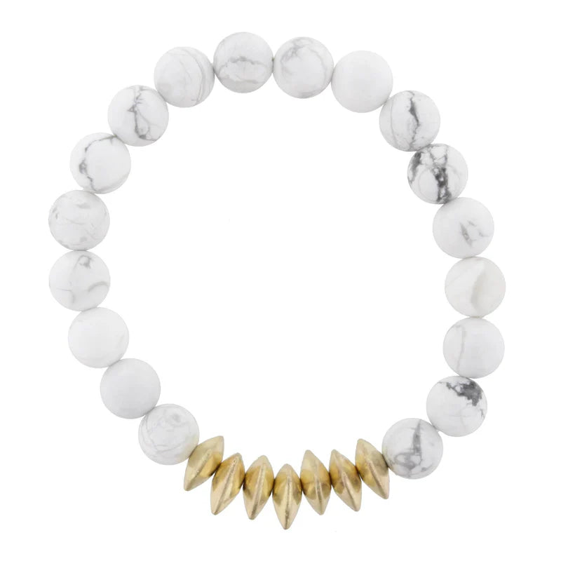 JM Natural Stone Stretch Bracelets