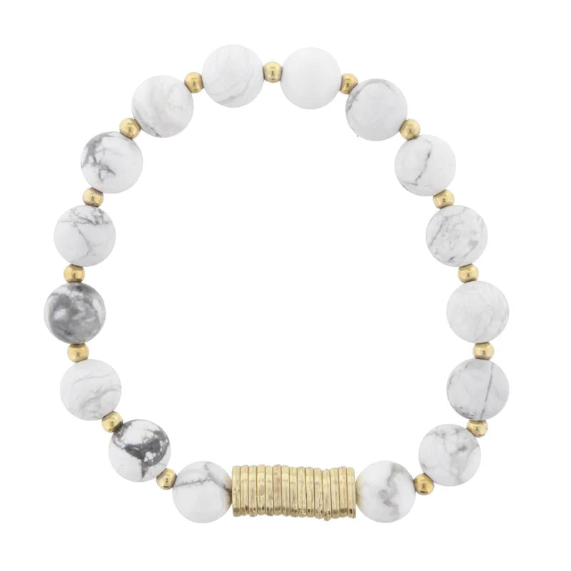 JM Natural Stone Stretch Bracelets