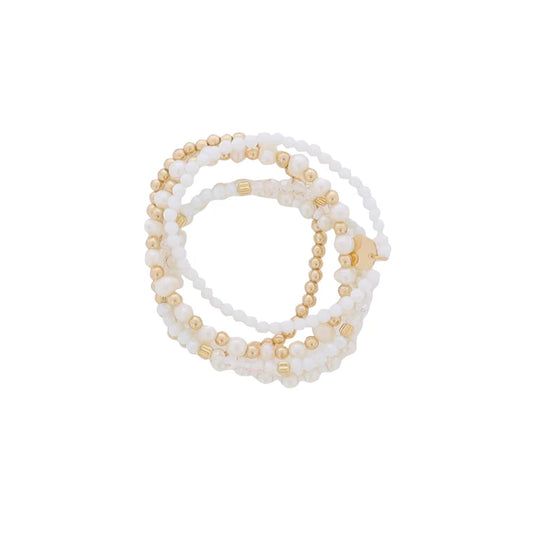 JM Set of 5 Beaded Bracelets