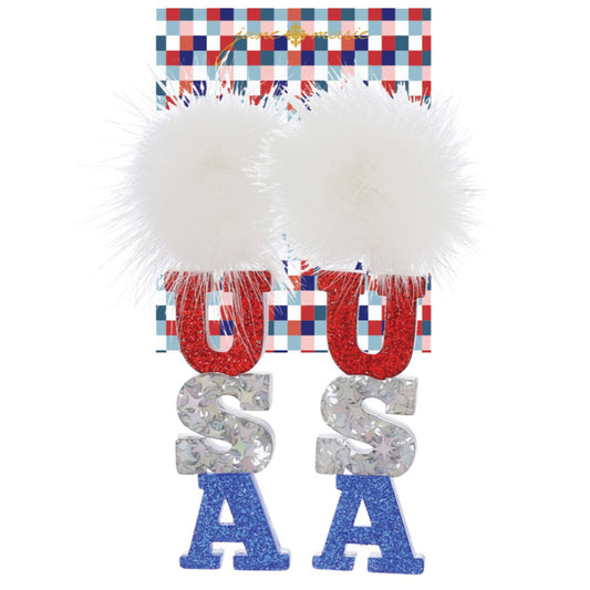 JM Patriotic Earrings
