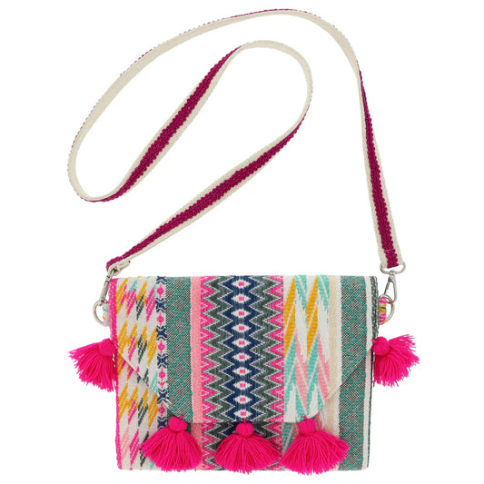 Bright Pom Crossbody Bag