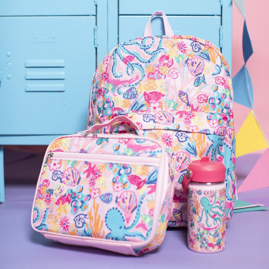 Backpack + Lunch Box + Pencil Case + Bottle