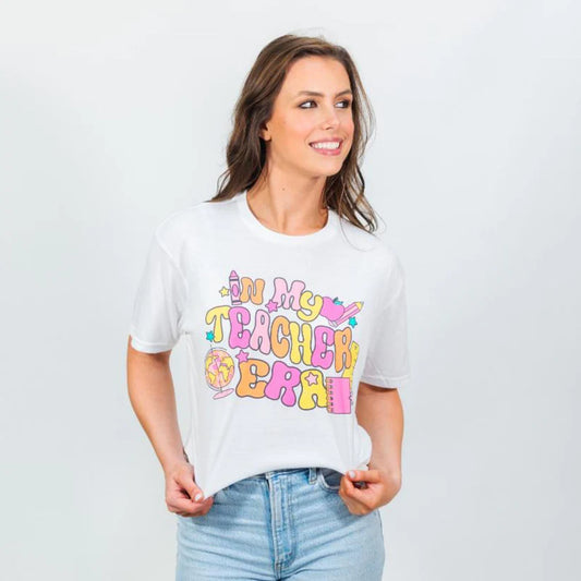 In My Teacher Era Crew Neck T-Shirt