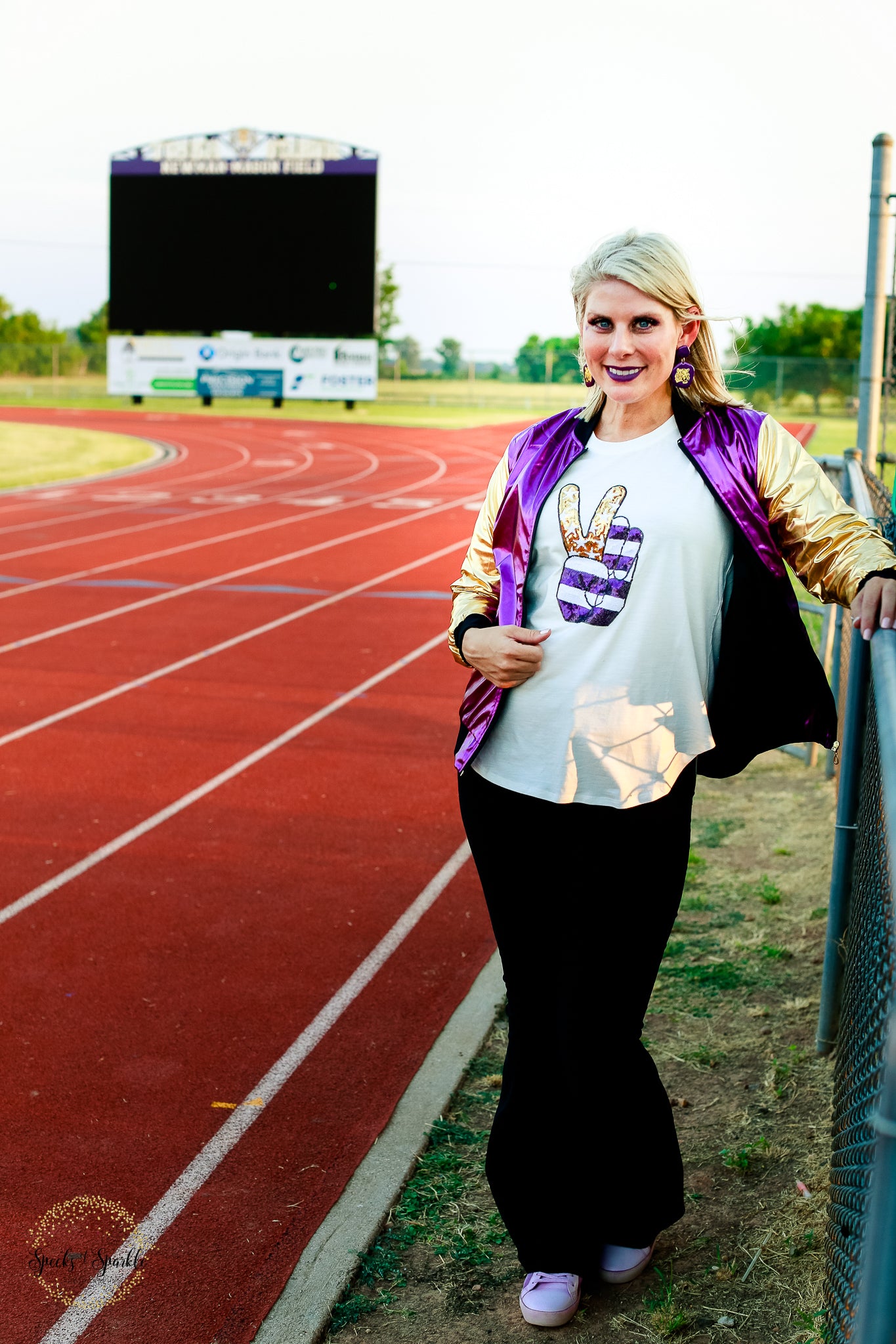 Metallic Game Day Jacket