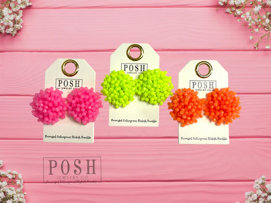 Posh Neon Earrings