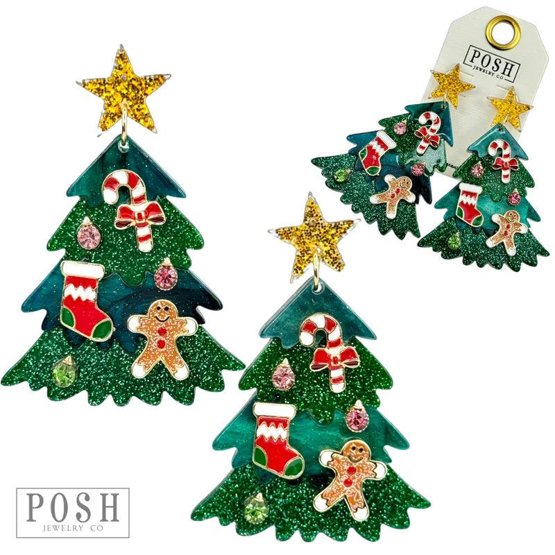 PP Christmas Earrings